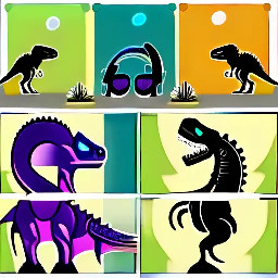 Create a scene of a dinosaur adventurer equipped with high-tech gear and weapons, exploring an exotic sci-fi world. The setting should be rich with otherworldly elements, showcasing advanced technology.